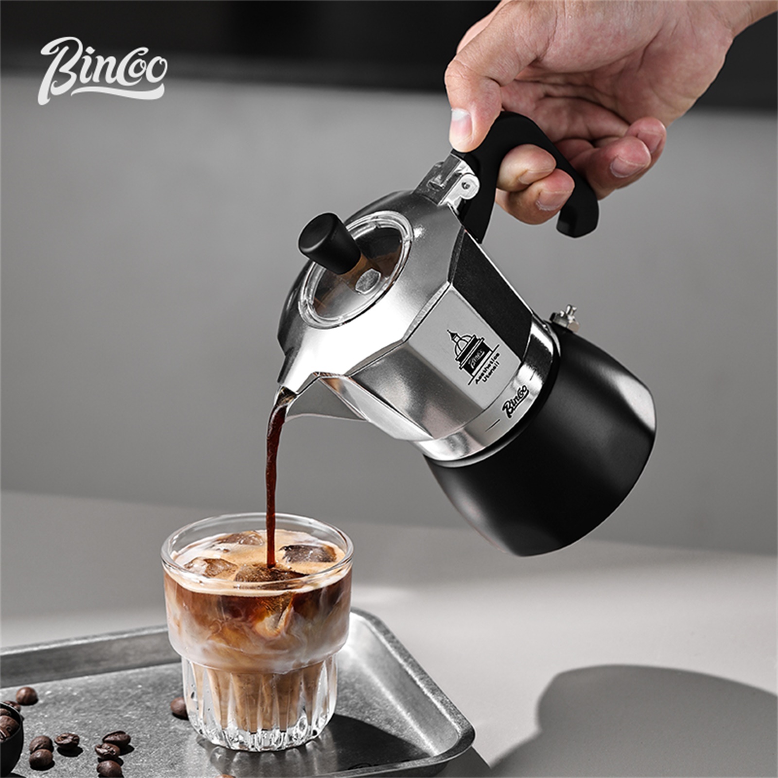 Coffee Equipment At Home - BINCOO Double Valve Moka Pot，Espresso Extraction