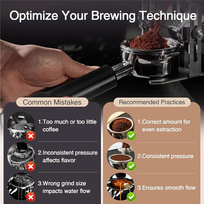 Breville Espresso Barista Express - ABUN 54mm Bottomless Portafilter with Puck