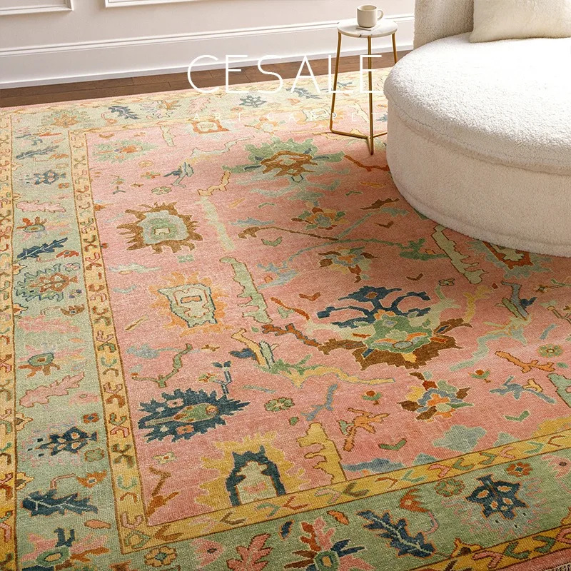 Coffee Equipment At Home - Vintage Boho Living Room Carpet Traditional