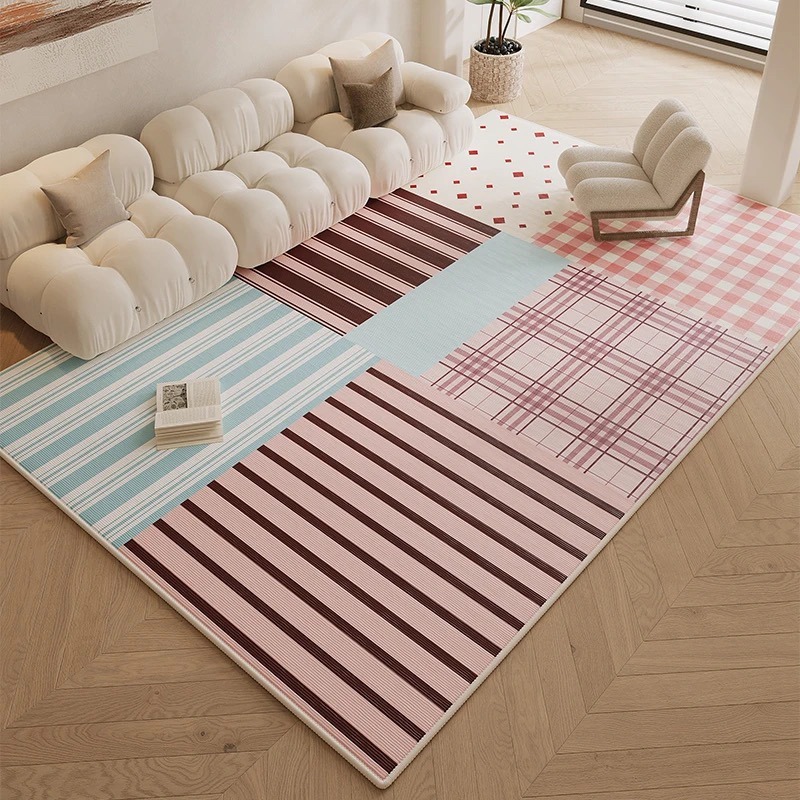 Coffee Equipment At Home - Dopamine Colorful Carpet for Living Room
