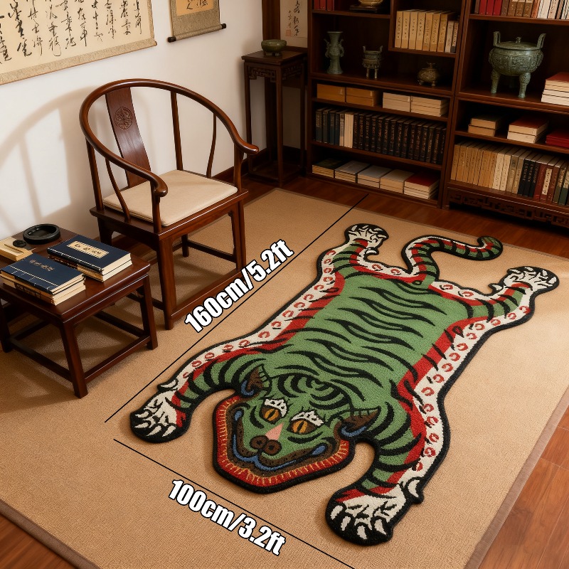 VIKAMA Tiger Pattern Rug Non-s - огляд і ціна Coffee Equipment At Home