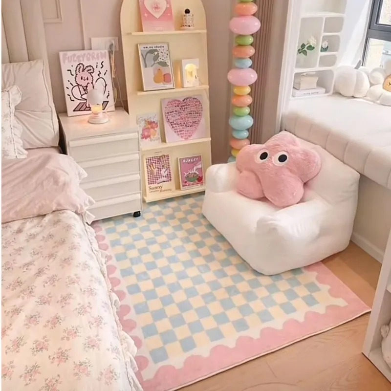 Pink Blue Checkerboard Bedside - огляд і ціна Coffee Equipment At Home
