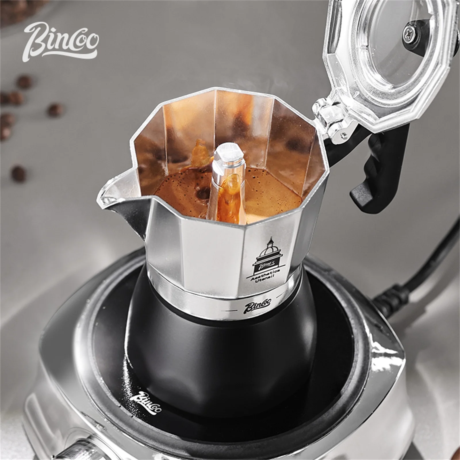 BINCOO Double Valve Moka Pot，E - огляд і ціна Coffee Equipment At Home
