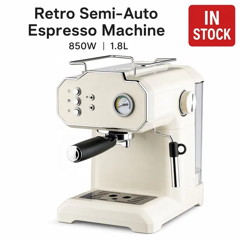 Retro Semi Automatic Espresso  - огляд і ціна Pressure Gauge Espresso