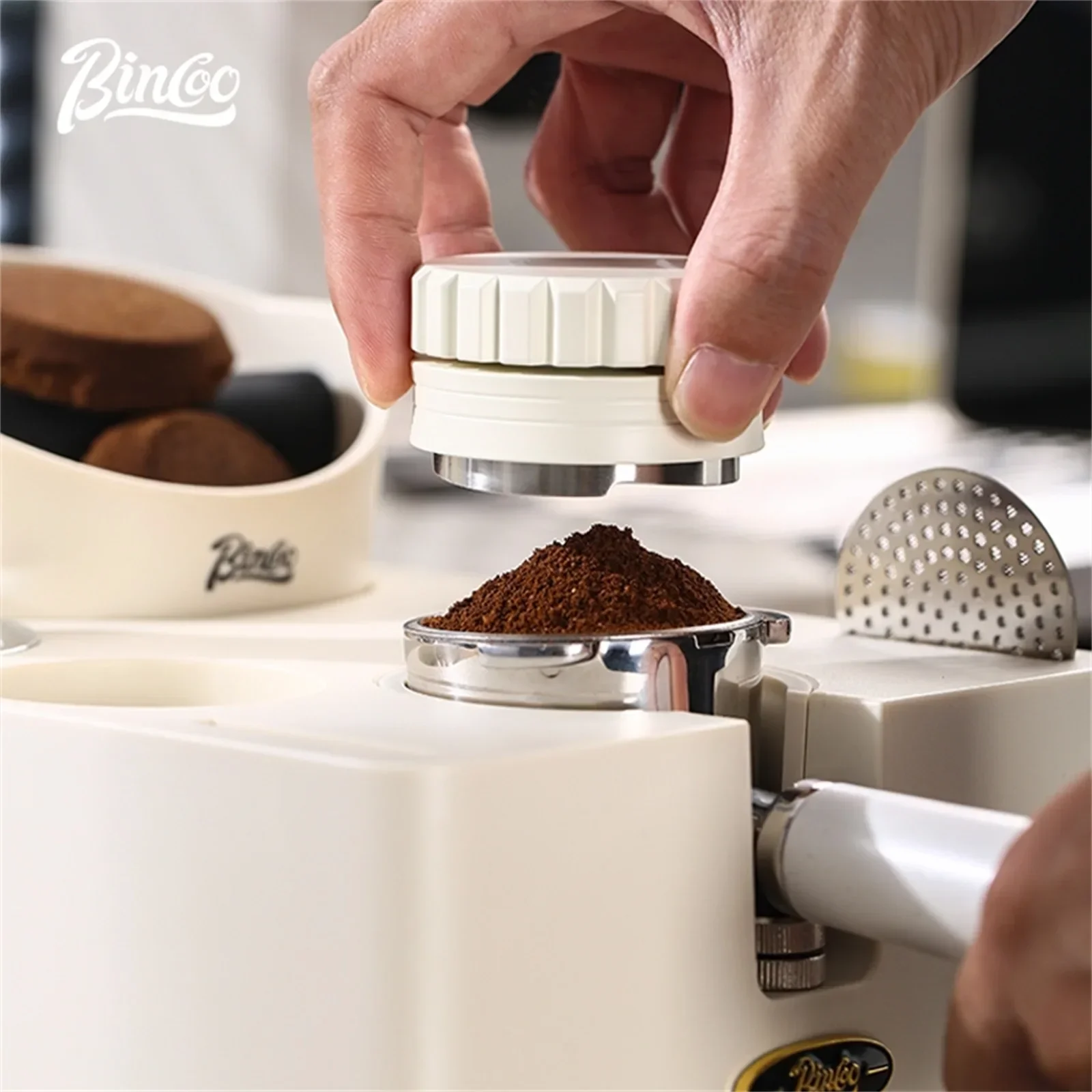 Bincoo Coffee powder press Ela - огляд і ціна Coffee Equipment At Home