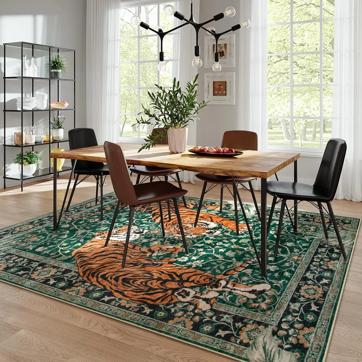 Jungle Tiger Rug for Living Ro - огляд і ціна Coffee Equipment At Home