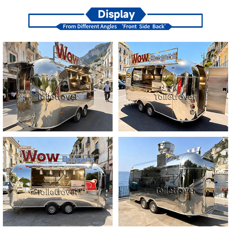 Stainless Steel Food Trailer F - огляд і ціна Coffee Equipment China