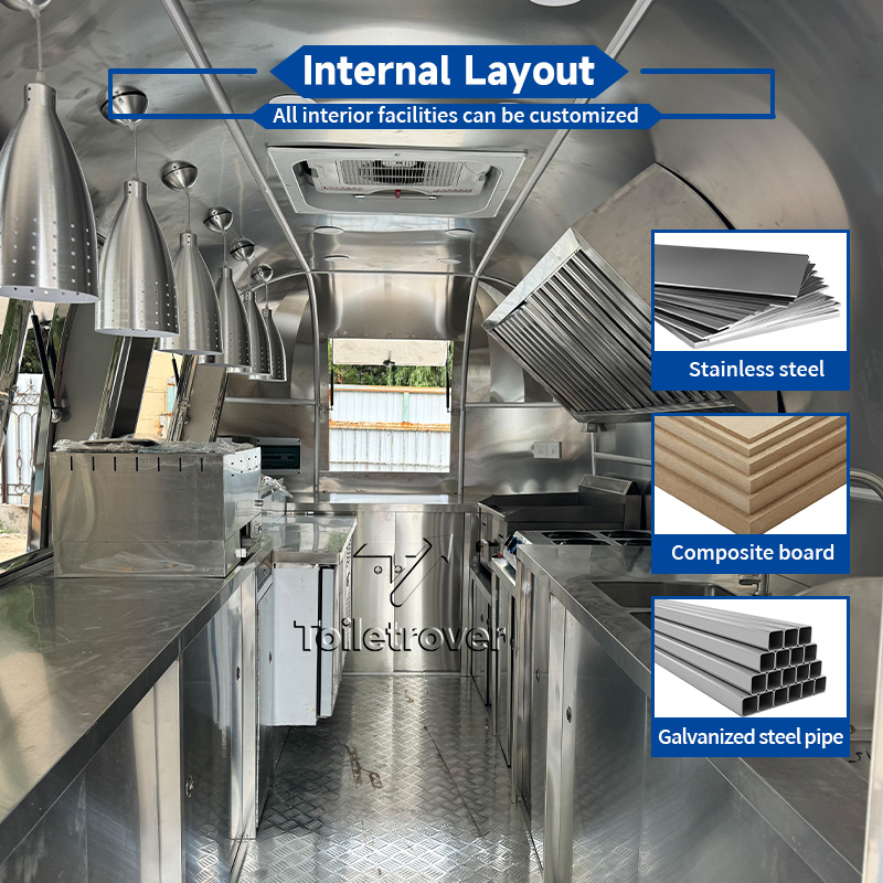 Stainless Steel Food Trailer F - огляд і ціна Coffee Equipment China