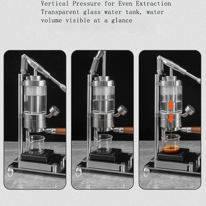 Manual Lever Espresso Machine  - огляд і ціна Pressure Gauge Espresso