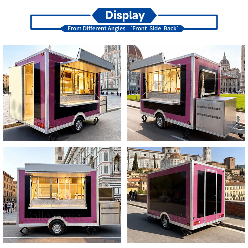 Outdoor Mobile Food Truck Trai - огляд і ціна Coffee Equipment China