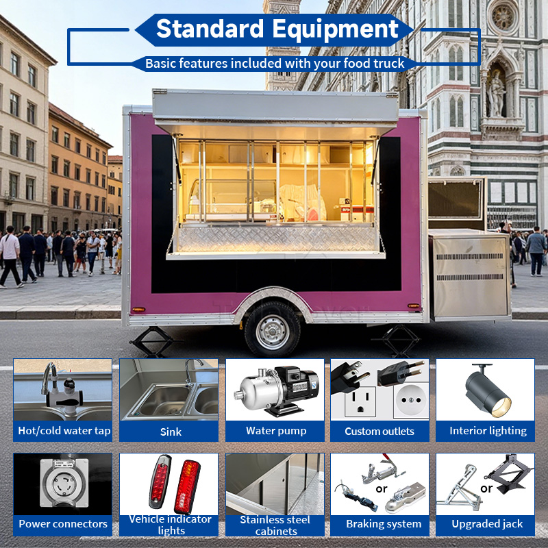 Outdoor Mobile Food Truck Trai - огляд і ціна Coffee Equipment China